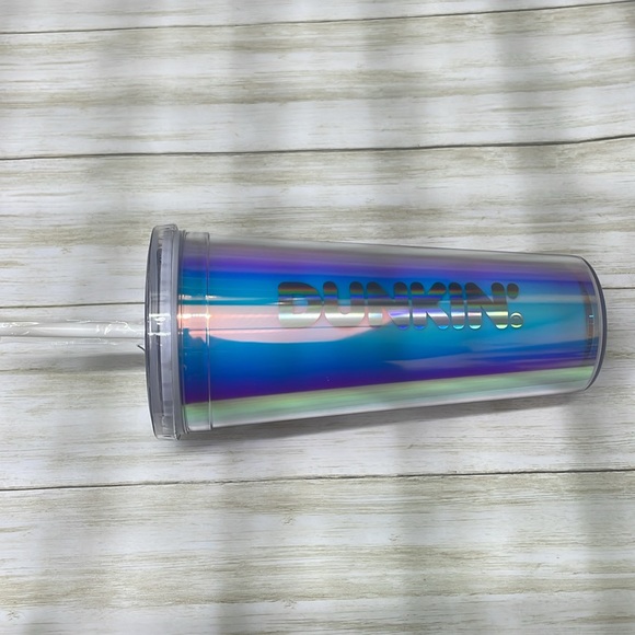 Limited Edition Dunkin Donuts 2024 valentines holographic tumbler - Picture 5 of 5